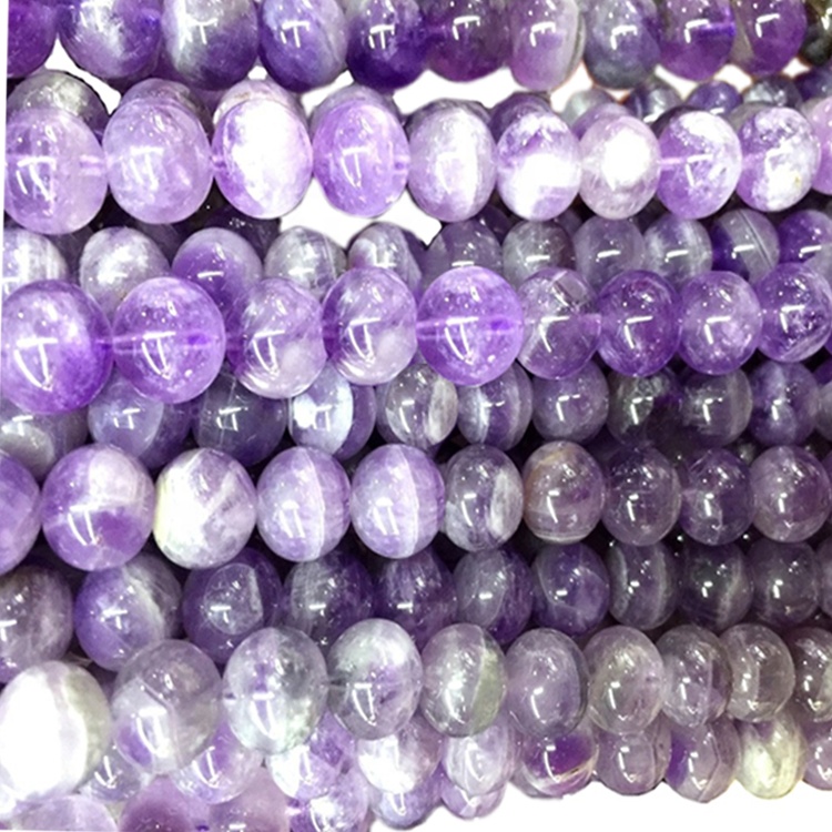 ಪರ್ಪಲ್ ಅಮೆಥಿಸ್ಟ್ ಬ್ರೇಸ್ಲೆಟ್ ಜೆಮ್ಸ್ಟೋನ್ 8mm ಮಣಿಗಳು ಸ್ಥಿತಿಸ್ಥಾಪಕ ಕಂಕಣ ಪರ್ಪಲ್ ಜೆಮ್ಸ್ಟೋನ್ ಬ್ರೇಸ್ಲೆಟ್ ಮ್ಯಾನ್ / ವುಮನ್ / ಮಣಿಗಳಿಂದ ಆಭರಣ / ಉಡುಗೊರೆ 34