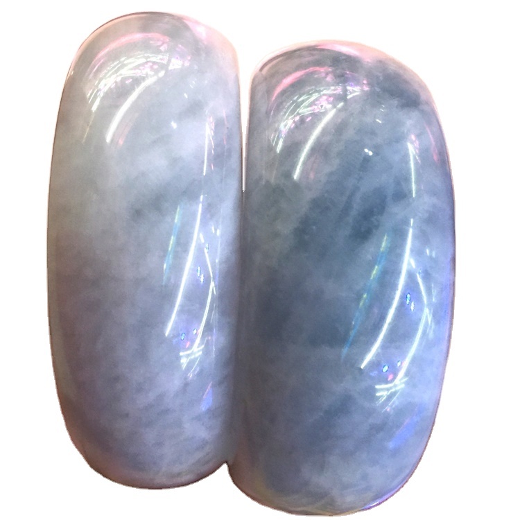 100% prirodno milky aquamarine bangle čine veleprodaju plavi akvamarinski kvarcni kristalni drago kamenje čistim i sjajem 33