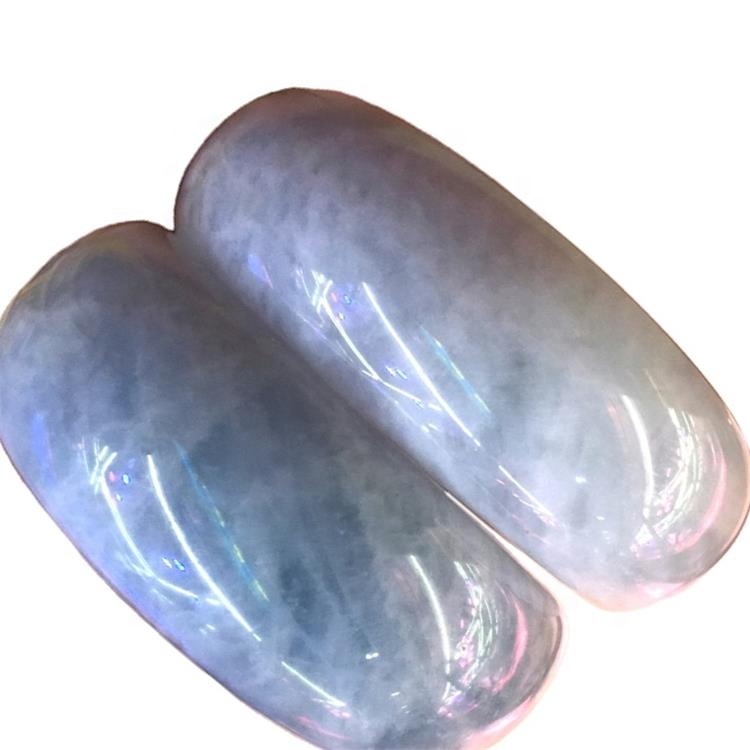 100% prirodno milky aquamarine bangle čine veleprodaju plavi akvamarinski kvarcni kristalni drago kamenje čistim i sjajem 35