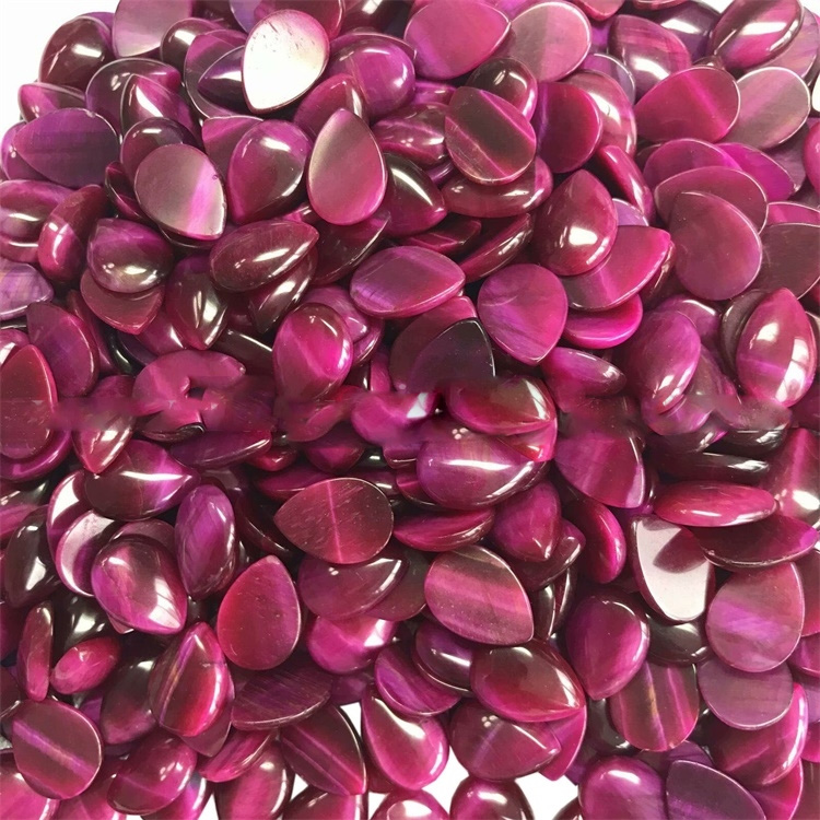 100% натуральний антикварний червоний тигр очей груша форма кабохона вільна дорогоцінна каменя 18