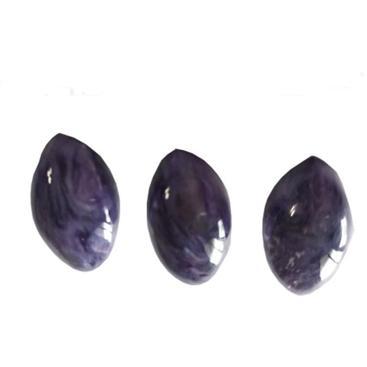 Yüksek Kaliteli Doğal Charoite Mor Kristal Su Damlası Kolye 25x22x12mm AAA 13