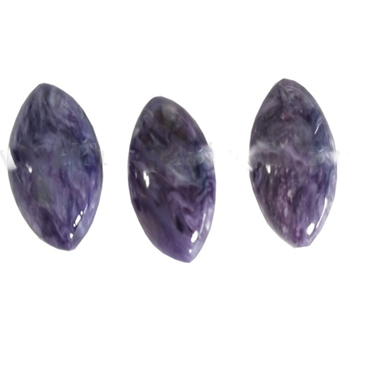 Yüksek Kaliteli Doğal Charoite Mor Kristal Su Damlası Kolye 25x22x12mm AAA 17