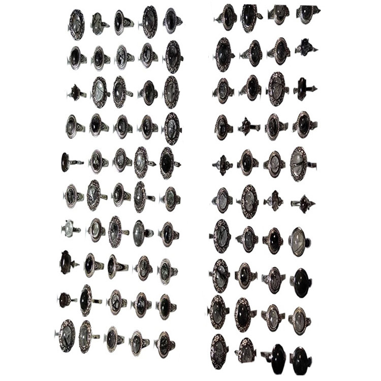 Jewelryse Fine Art Natural Ghost Cabochon 925 Sterling Sliver CabochOn Chunk Charm 19