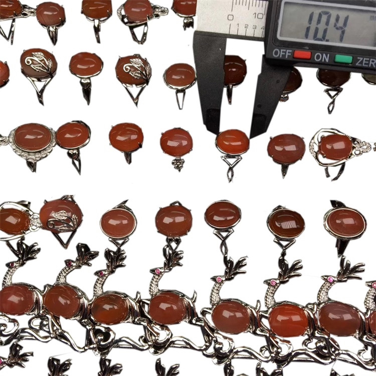 Premium Superb South Red Cabochon jelen jelen Slippy Poseban dizajn lijep dar 19