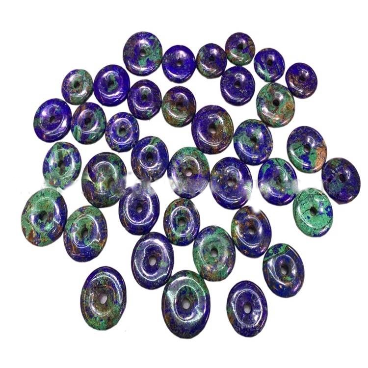 Természetes Vintage lazurite Fychenite Blue rézérme High Quality drágakő tökéletes design 11