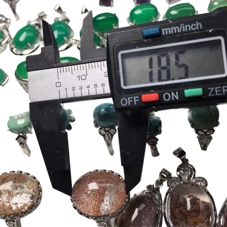 Eredeti figyelemre méltó vegyes drágakő technikailag Cabochon Gyönyörű tervező a hölgy szerelmére 19