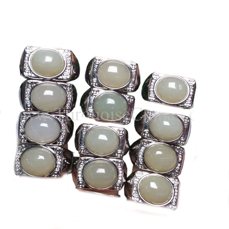 Bella pedra de pedra pedra preciosa natural de les emissores blanques de càpsi de ralt 9