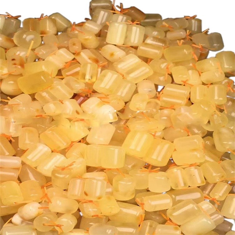 ಹನಿ ಅಂಬರ್ ಬಕೆಟ್ ಮಣಿಗಳು ಮಾನವನ ಅಪರೂಪದ ಆಭರಣ ಹ್ಯಾಂಡ್ಮೇಡ್ ಗಿಫ್ಟ್ 15