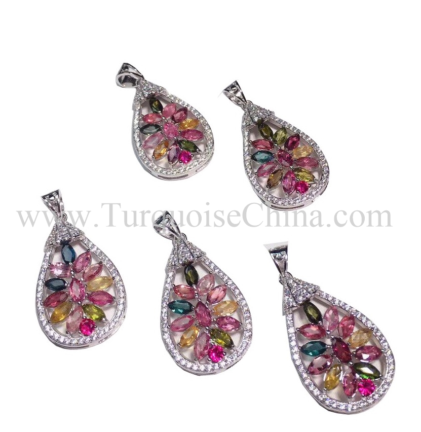 ASTISTIC CLASSICAL TOURMALE WATER DROP FORHSTONE FOAR EIN SEWEN 9