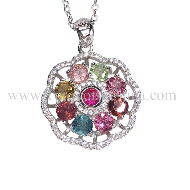 Топла продажба природна сјајна турмалин другар за да ги направи луѓето пријатни 9