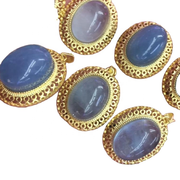 Pellspar ea tlhaho e ntle ea pendant ea mafura ea mafura ea mafura 17