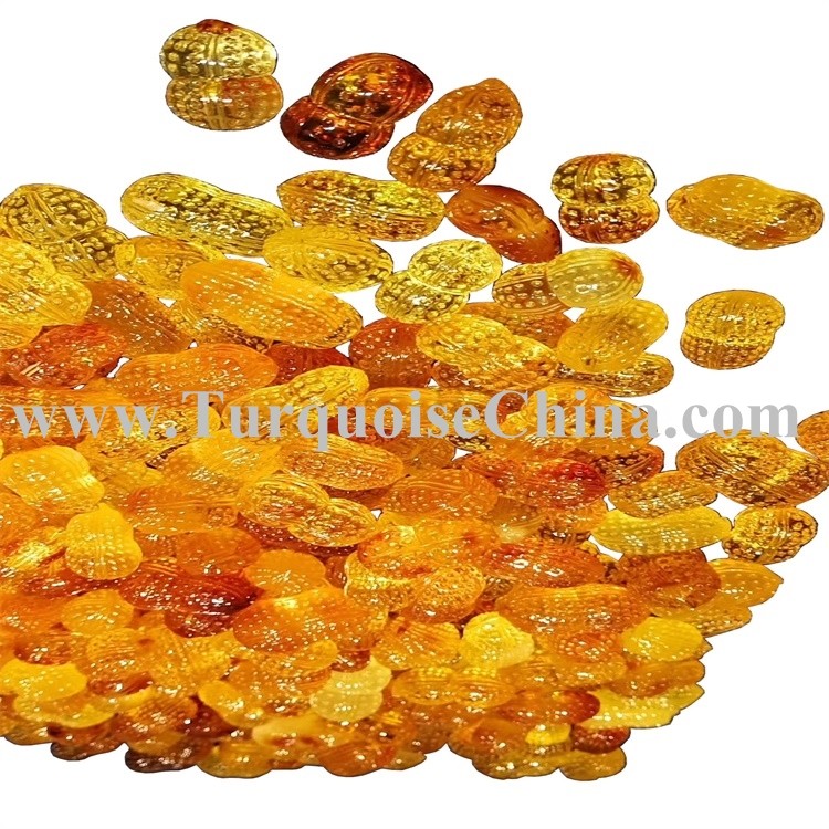 EXQUISITE NATUREL NATUREL AMBER AMBER Sculpté Péomachie Beau pendentif 15