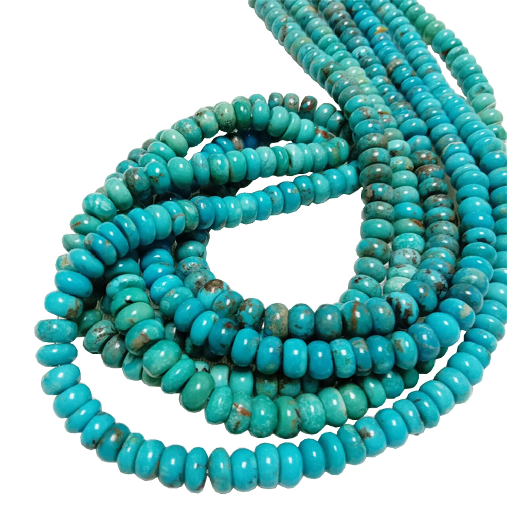 Turquoise Rondelle beads &amp; turquoise Abacus beads jewelry 1