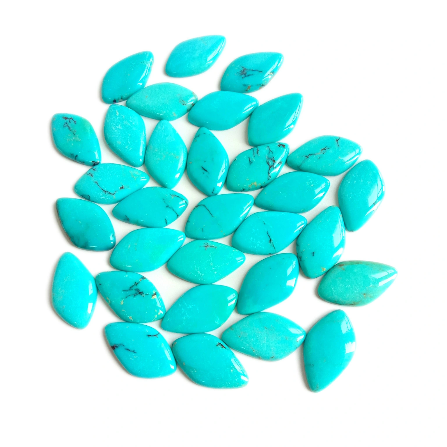 Natural Turquoise Gemstone Turquoise cabochon Loose Stone Turquoise precious Hand Polished jewelry 1