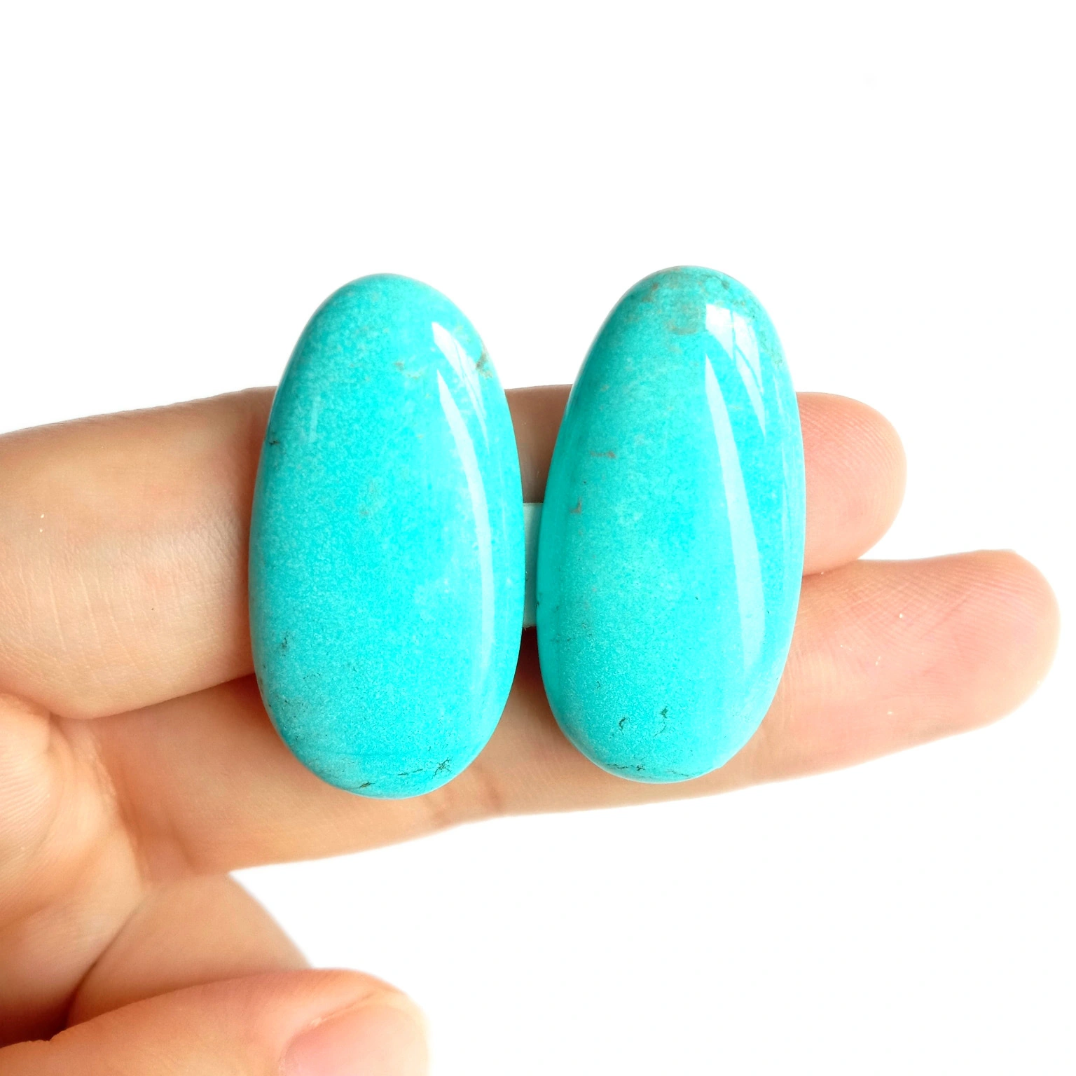 Gemstone Cabochon Precious Stones Turquoise Size12-30mm blue Turquoise Cabochon 1
