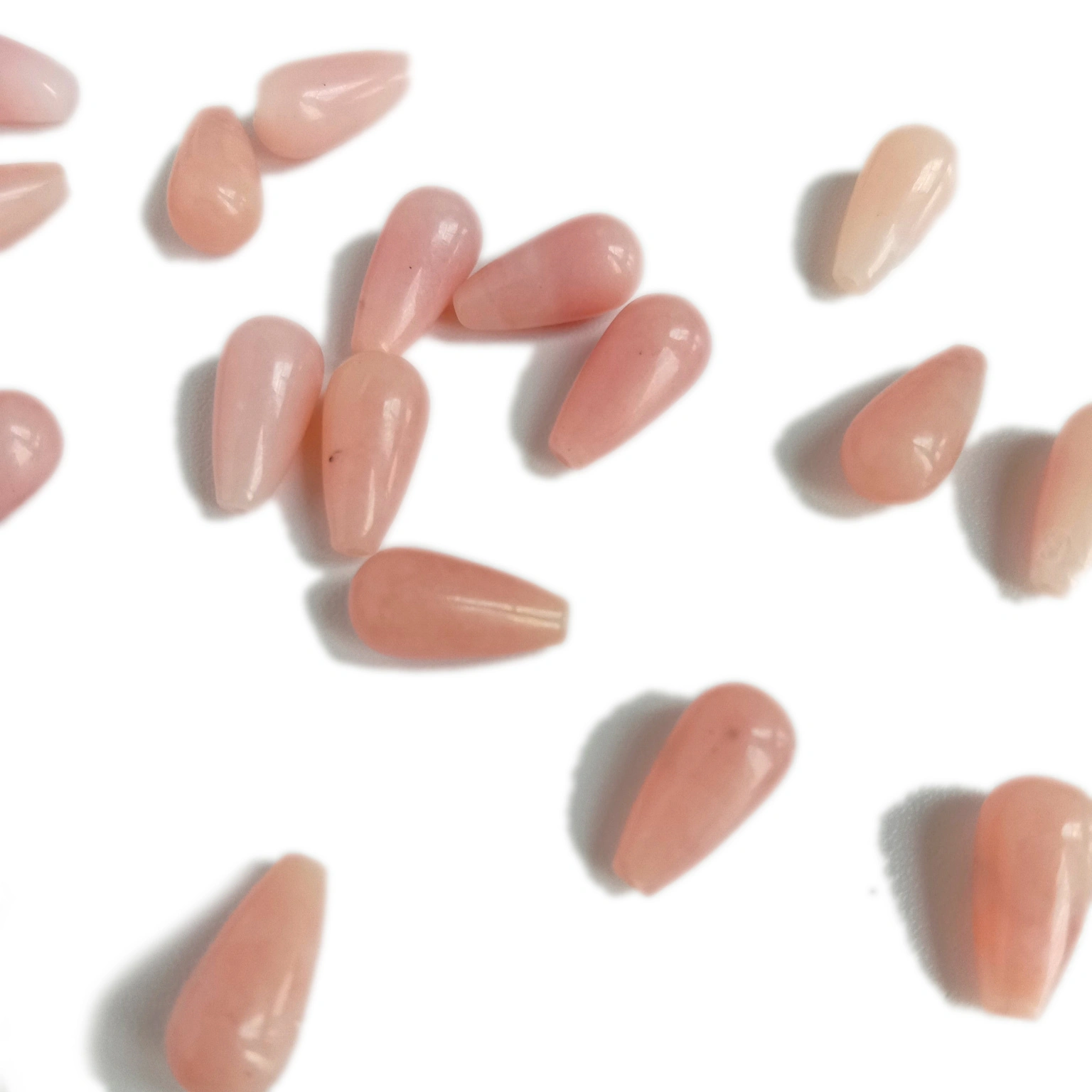 Gemstone Beads Natural Pink opal beads 5*10mm  Pink opal making jewelry 1