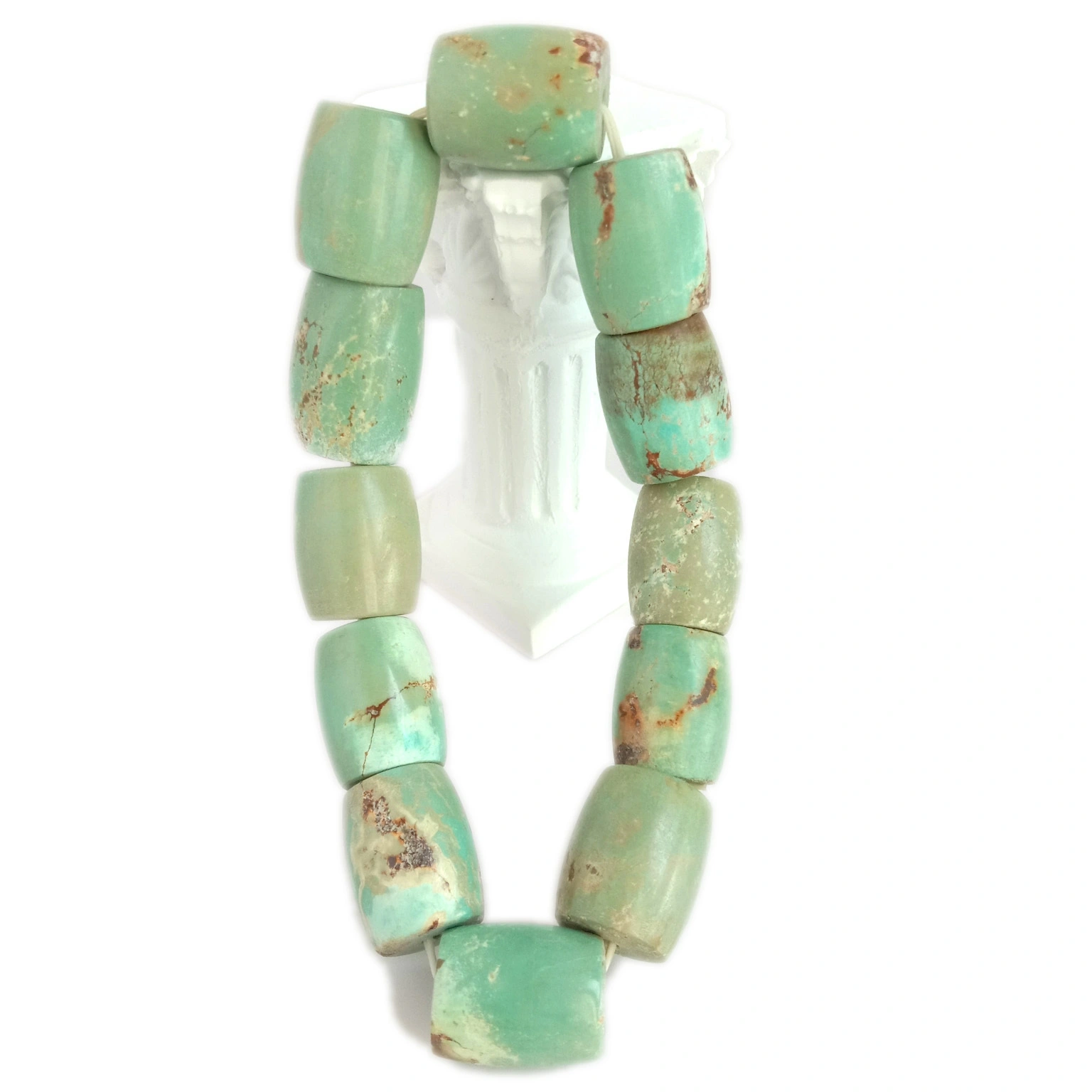 Mabenyane a Bracelet a turquoise a 10mm a boputsoa ba Lejoe la Tlhaho la Mabenyane a Turquoise 1