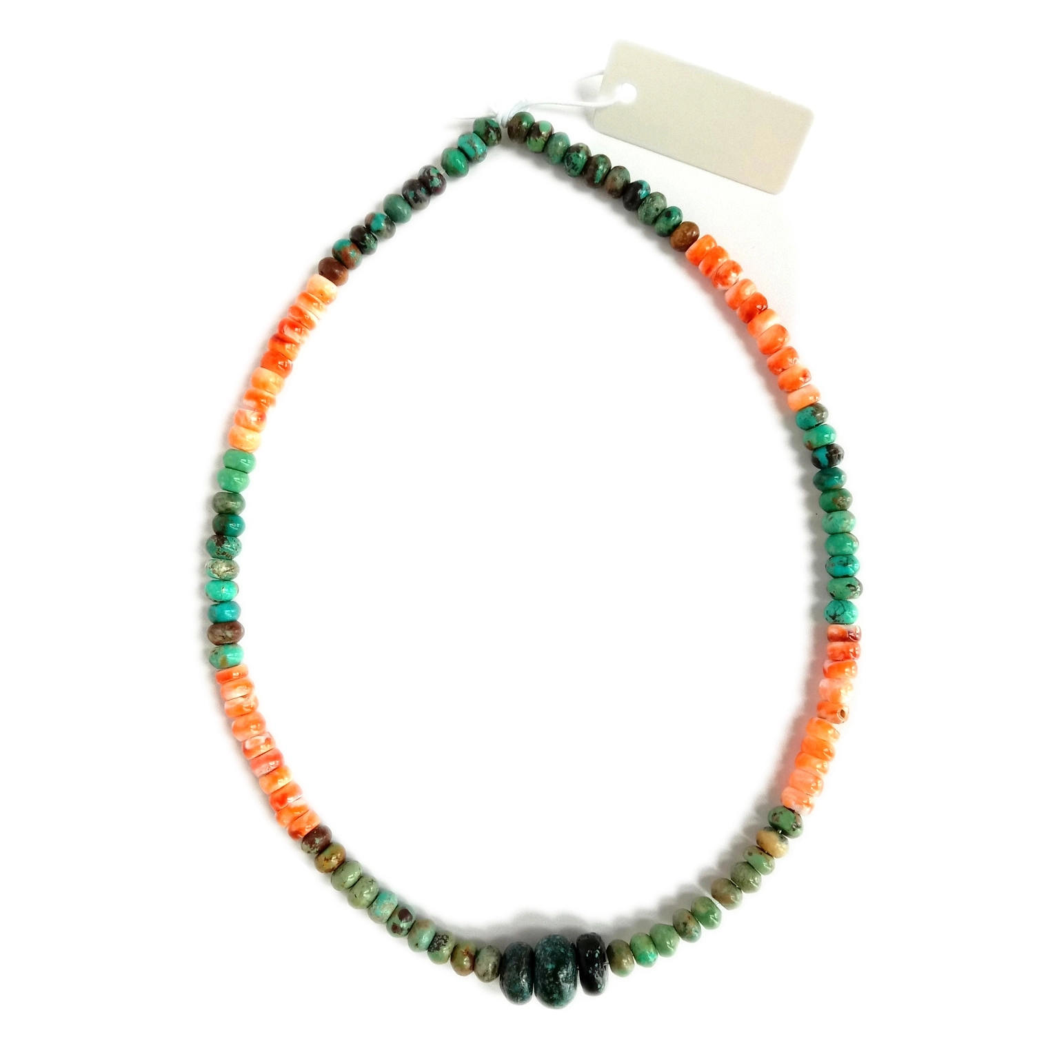 Turquoise ea tlhaho le spiny oyster e entsoeng ka letsoho sefaha sa 'nete sa majoe a bohlokoa 1