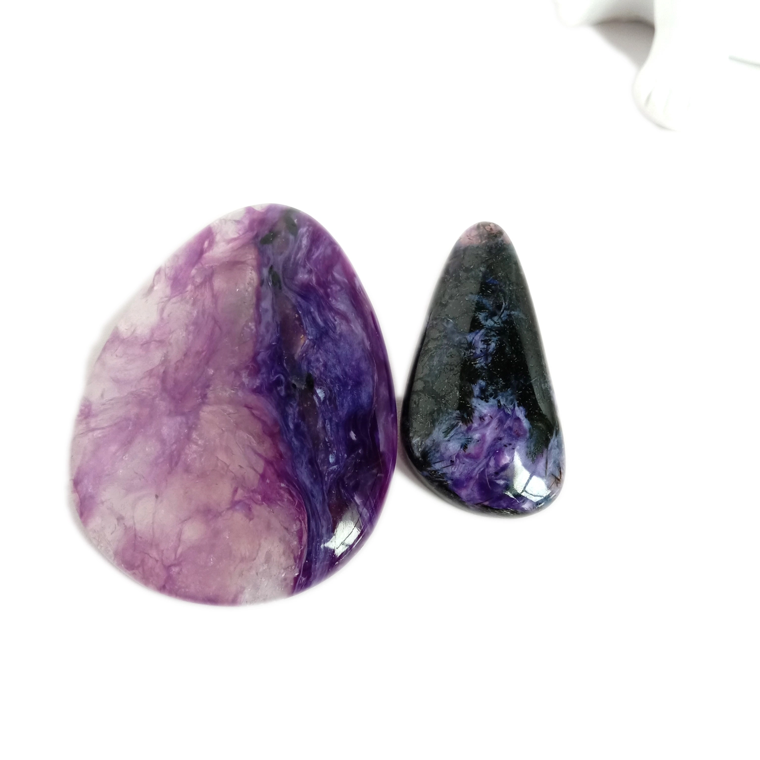 Natural Gemstone Cabochon charoite pherese gemstone Mabenyane a charoite Stones 1