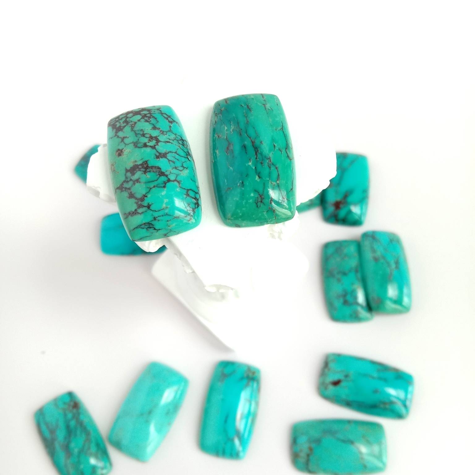 Mabenyane a 'nete a Amerika a turquoise Cabochon Precious Stones turquoise 1