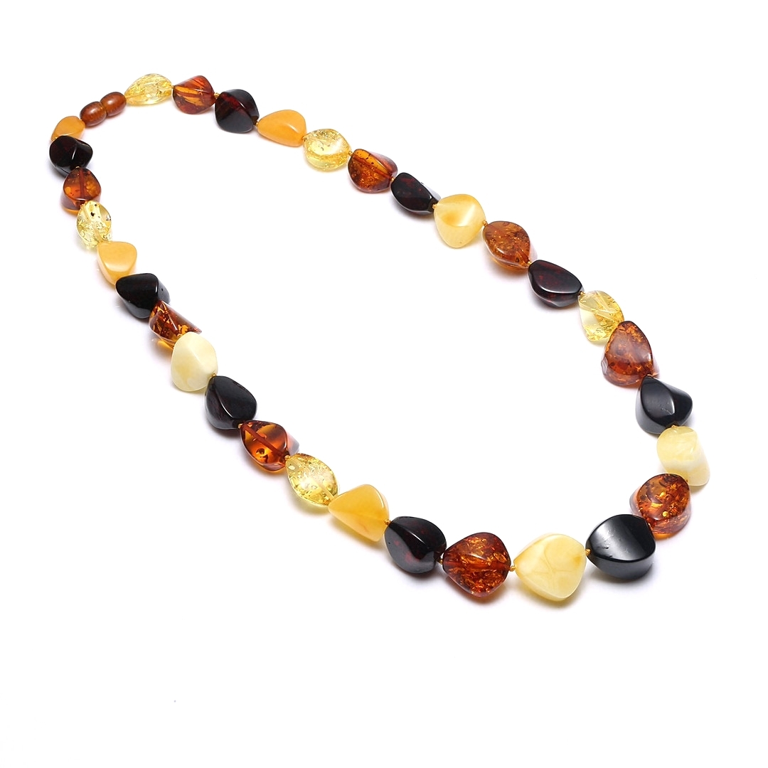 Natural Gemstone Irregular shape beads Amber Necklace Amber gemstone 1