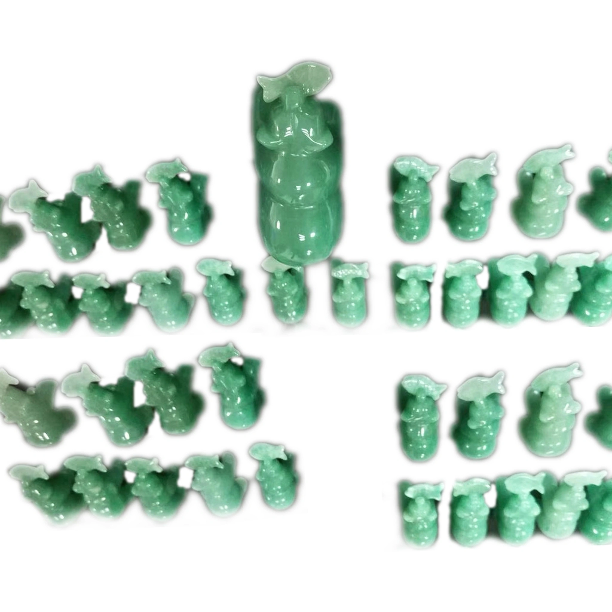Gemstone Carved ; Ornamental Jade carving  Precious genuine gemstone carving 1
