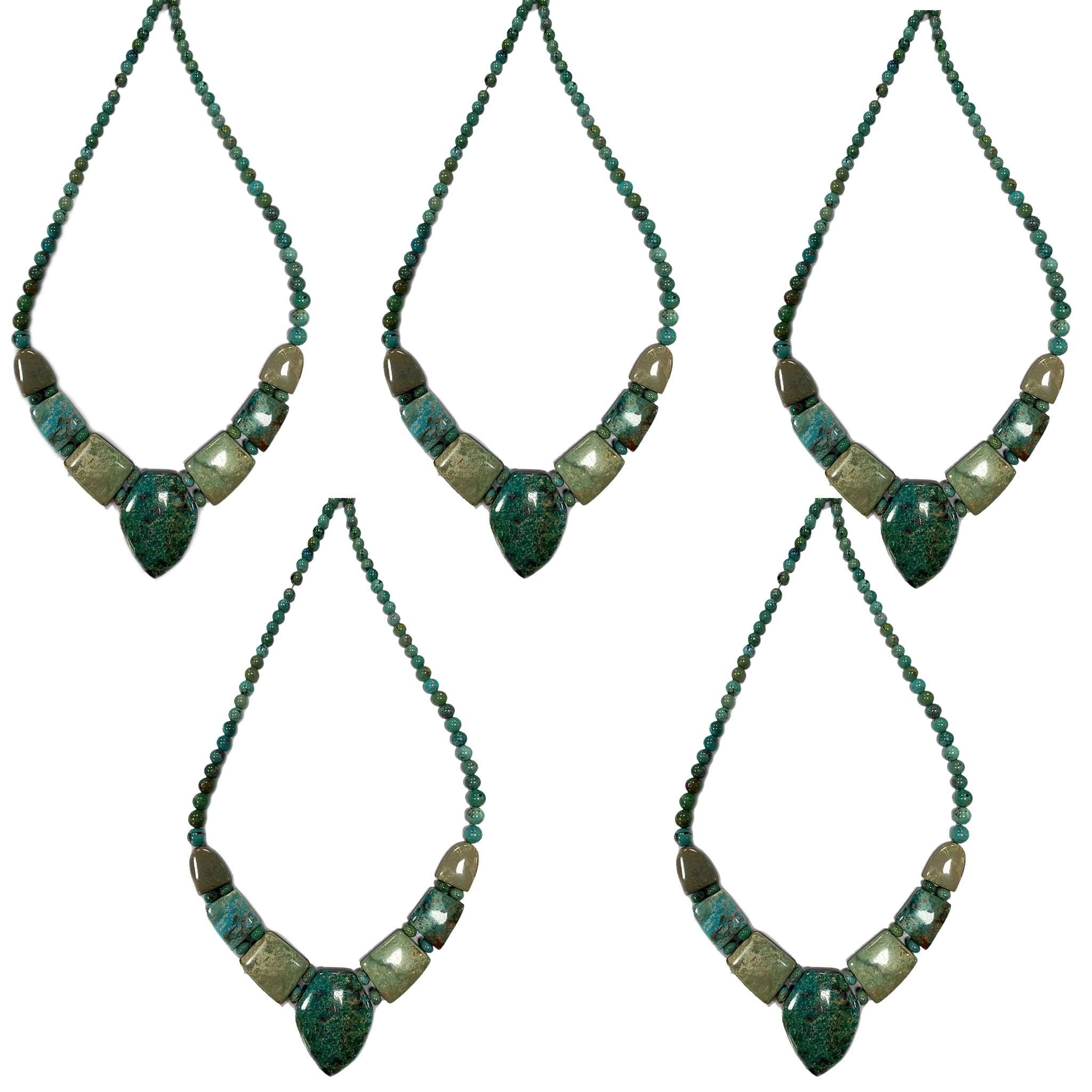 ត្បូងធម្មជាតិ Turquoise Precious Stones ត្បូងពេជ្រ ផលិតគ្រឿងអលង្ការ ខ្សែក 1