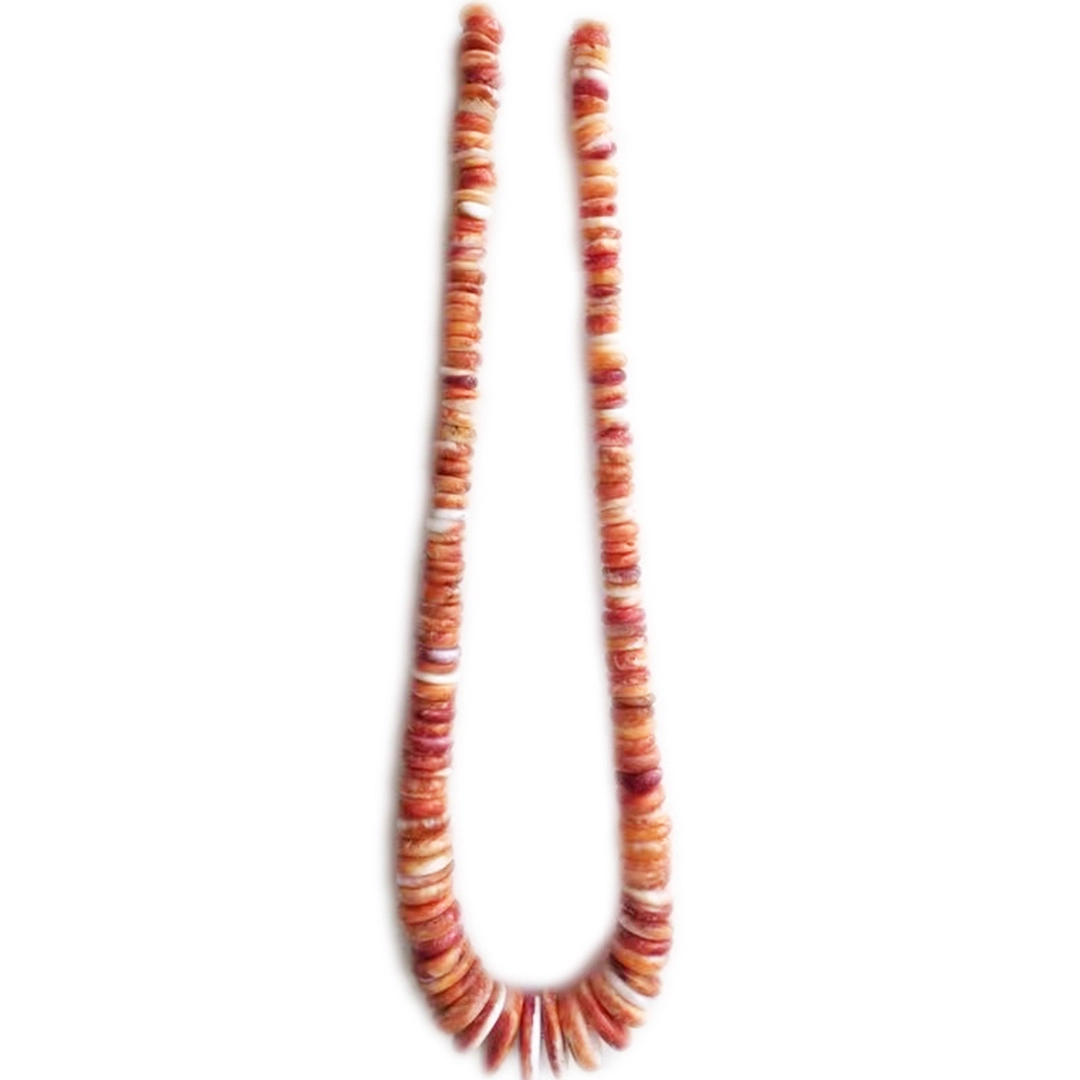 Natural Mexico spiny oyster orange and pink gemstone Beads DIY jewelry 1