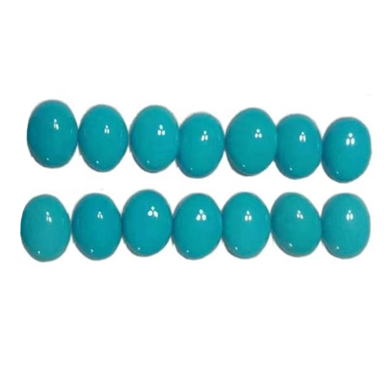 turquoise oval 13x18mm cabochon ئۇخلاش گۈزەللىكى ئارىزونا TURQUOISE Oval Cabochon سىلىقلانغان سىلىقلانغان گۆھەر تاش 1
