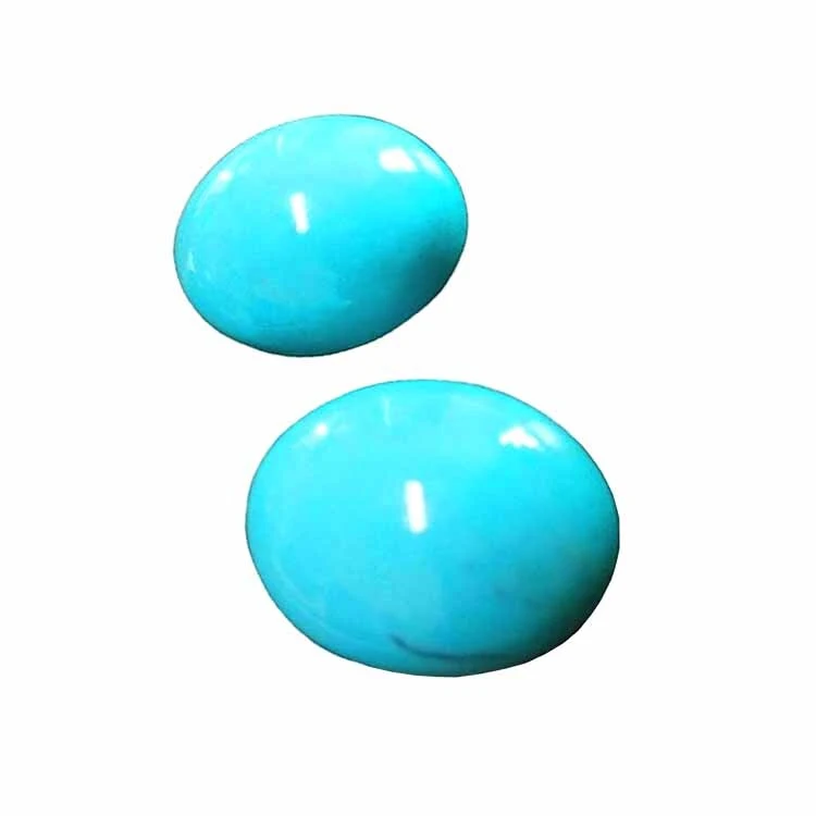 Cabochon oval turquesa de cobre natural Tamaños calibrados Lote por xunto de pedras preciosas soltas 1