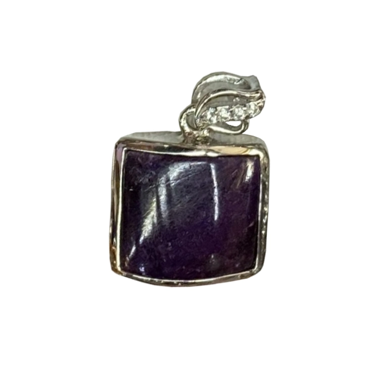 South Africa sugilite purple color gemstone  Pendant genuine naturally 1
