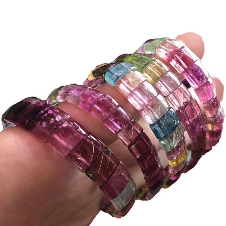 Natural tourmaline Ruby Pink Bracelet raceme Lavender tourmaline hot selling gem 1