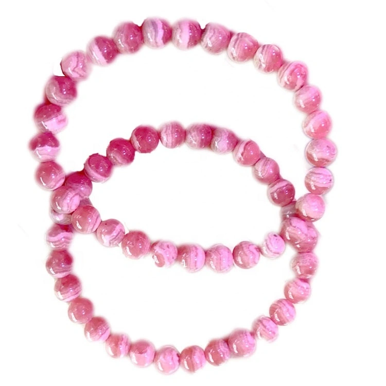 Natural Rhodochrosite Grade Genuine round lifaha Round Loose Beads 1