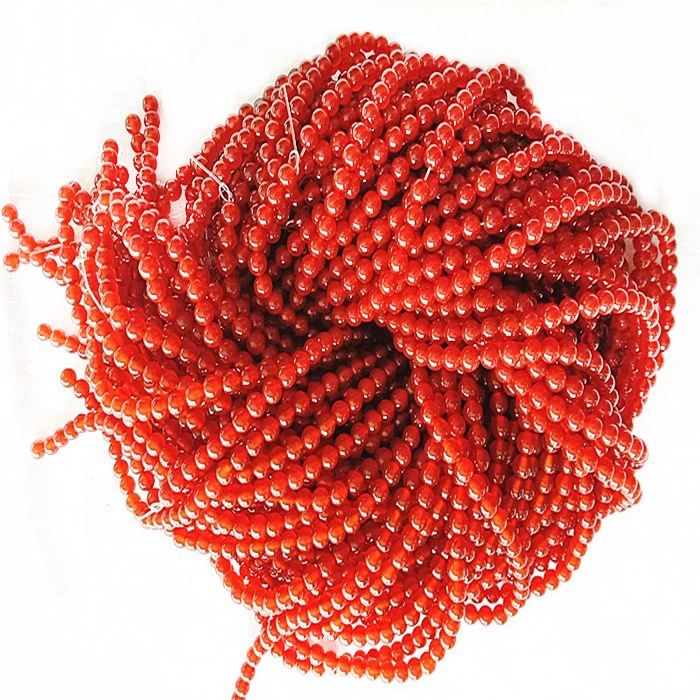 តម្លៃធម្មជាតិថ្មអង្កាំ 4mm 8mm 6mm អងា្កំរលុង 10mm ក្រហម agate ថ្ម 1
