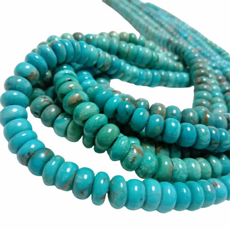 Natural Turquoise 2mm Smooth Round Beads Real Genuine Natural Turquoise Gemstone 16 Strand 1