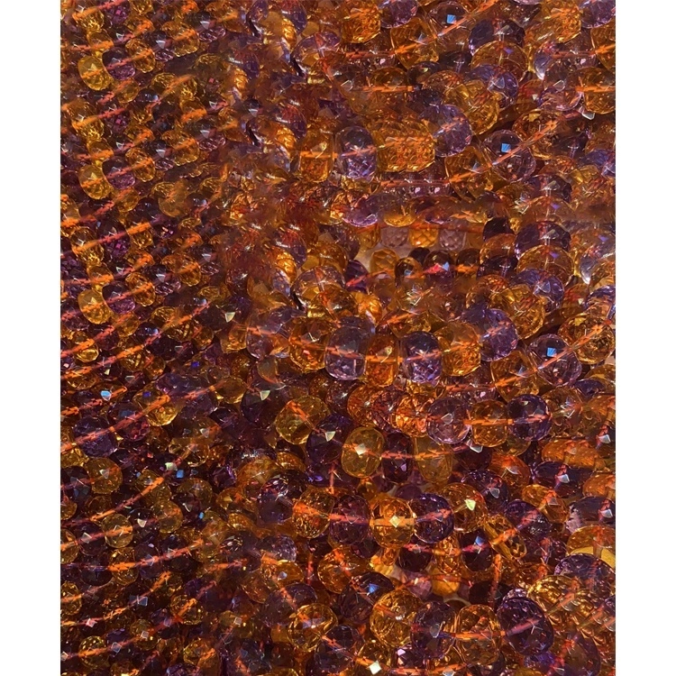 Sefaha sa 'Nete sa Tlhaho sa Lavender Amethyst se Losehileng Kereiti e Round Shape Lehakoe la Sebōpeho 1