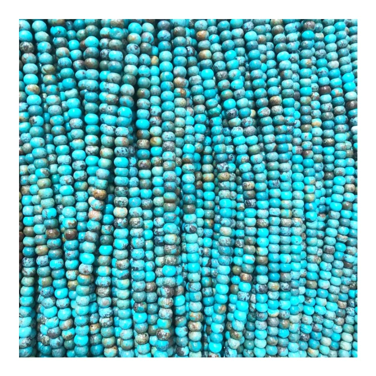 Greenish Blue Turquoise Heishi Disc Beads Gemstone 16 StrandFOB Reference Price 1