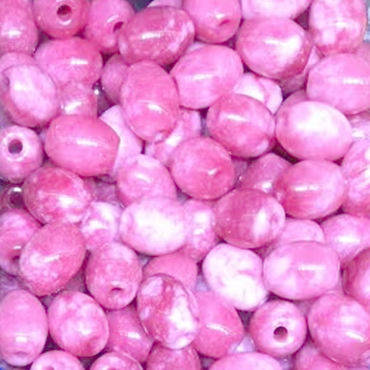Natural Jade best rose Red oval Bracelet jewelry Gemstone bead Wholesale beads 1