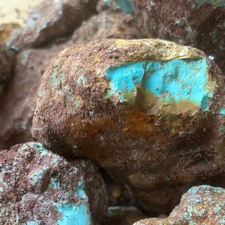 Natural Arizona Turquoise Raw For Jewelry Making Supplies 1