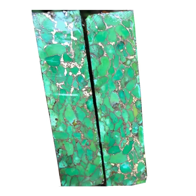 Mohave Bluet and Bronze Block / Cabochon صنع / Lapidary / Arizona Turquoise 1