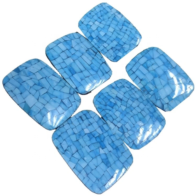 Babban Sayarwa Whelesale Likital Dalitta Ruwan Limpleise Flatback Cabochon Tribrated 1