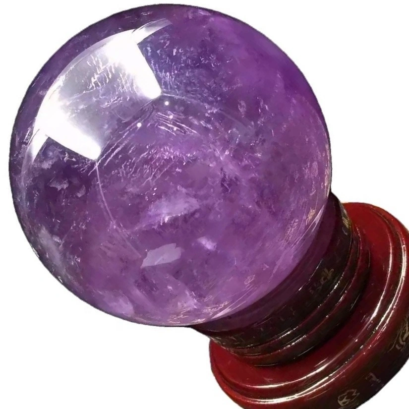 AAAA+++ Amethyst Ball ~~ Natural Pretty Crystal Ball Natural Purple Quartz Sphere 1
