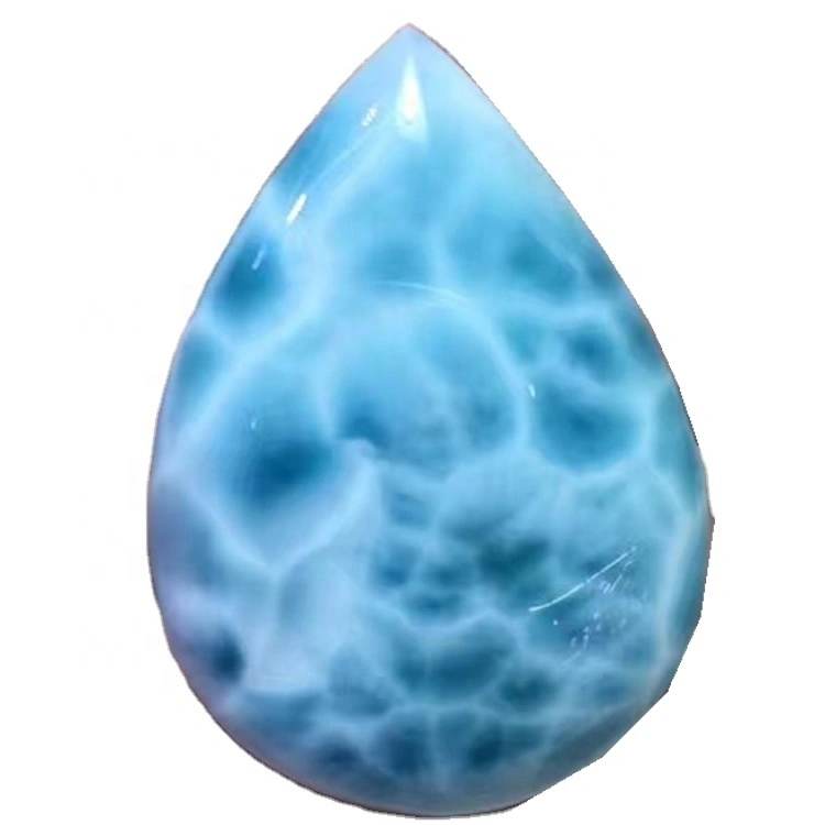 Larimar Pear Shape Gemstone Cabochons Larimar Pear Shape cabochon Loose gemstone 1