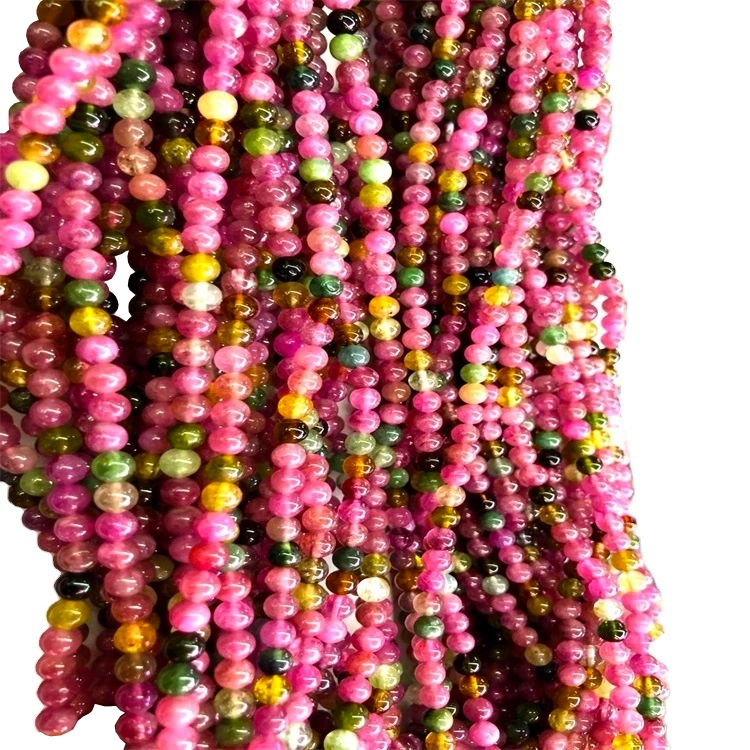 6mm Tourmaline Tourmaline Loose Gemstone Beads 1