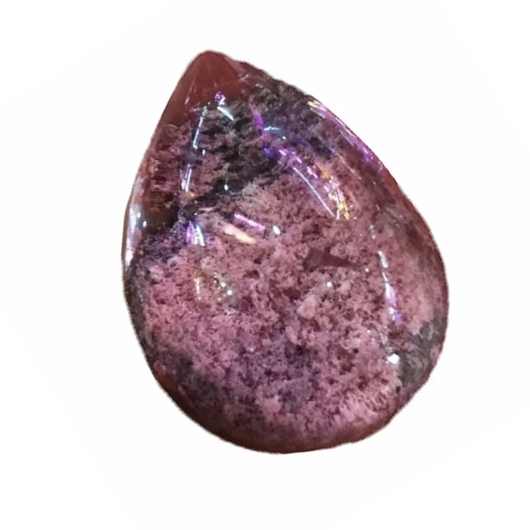 Fashion Jewelry Red Phantom Crystal Quartz Cabochons For Fashion Jewelry 1