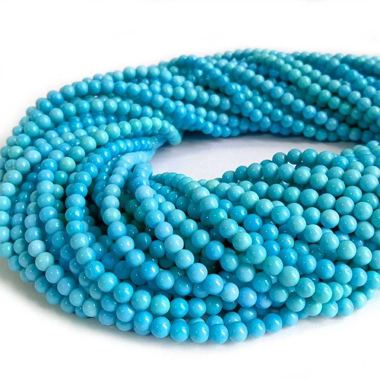 Nnukwu ezigbo beads dị ọnụ ala Turquoise Gemstone gburugburu beads 1
