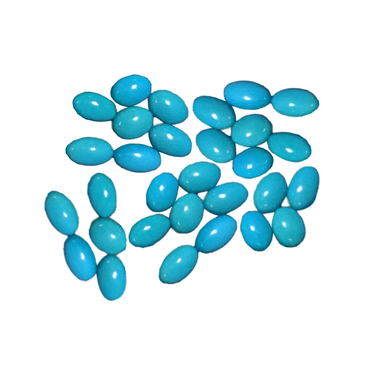 Natural Sleeping Beauty Turquoise cabochon oval shape sizes 12x8mm Natural turquoise blue turquoise for jewelry making 1