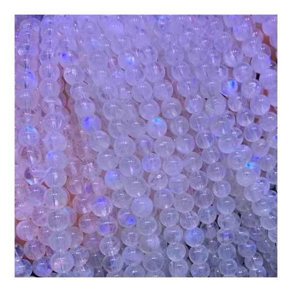 دستبند منجوق گرد MOONSTONE - جواهرات دست ساز، دستبند سنگ های قیمتی، دستبند کریستال، کریستال ها و سنگ های شفابخش 1