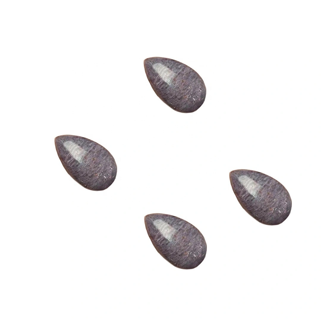 Sparkly natural blue sandstone goldstone oval cab cabochon loose gemstone 1