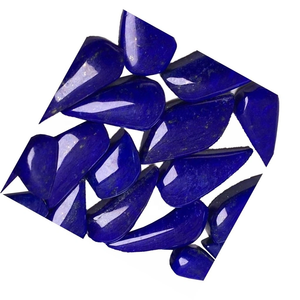 Laris lazui Tardrop Cuchocon Blue Lapis Capocon alapin Laini gam Gemstone 1